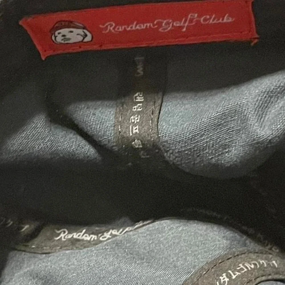 Random Golf Club black Country Club Dropout Dad Hat